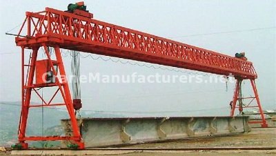 Building Gantry Crane Single Girder 60 Ton