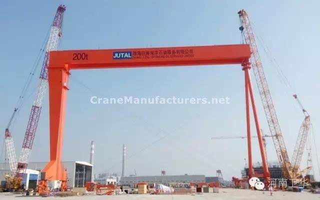 200 ton shipyard crane for China Zhuhai in year 2015