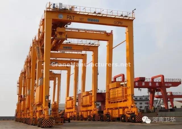 Rubber tyred container crane for PAT port in Thailand in year 2010