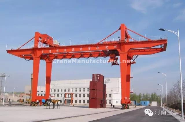 40 ton rail mounted container gantry crane for China Transportation in year 2010