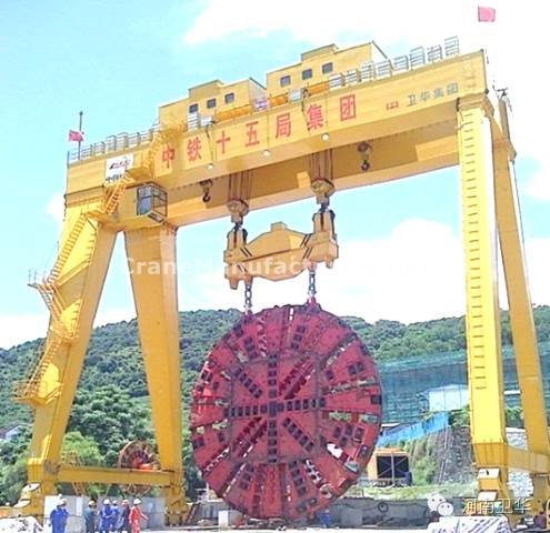 400 ton Shield gantry crane for China Shenzhen in year 2013