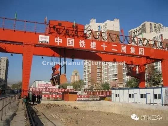 40 ton gantry crane for China Metro in year 2013